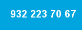 932 223 70 67 932 223 70 67